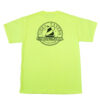 Tides Tavern Sailboat Logo T-Shirt - Neon Yellow - Image 2