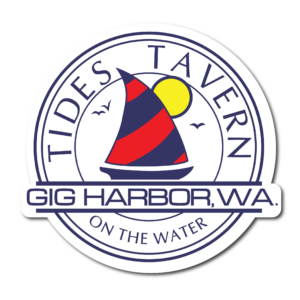 Tides Tavern Magnet - Circle Sailboat Logo